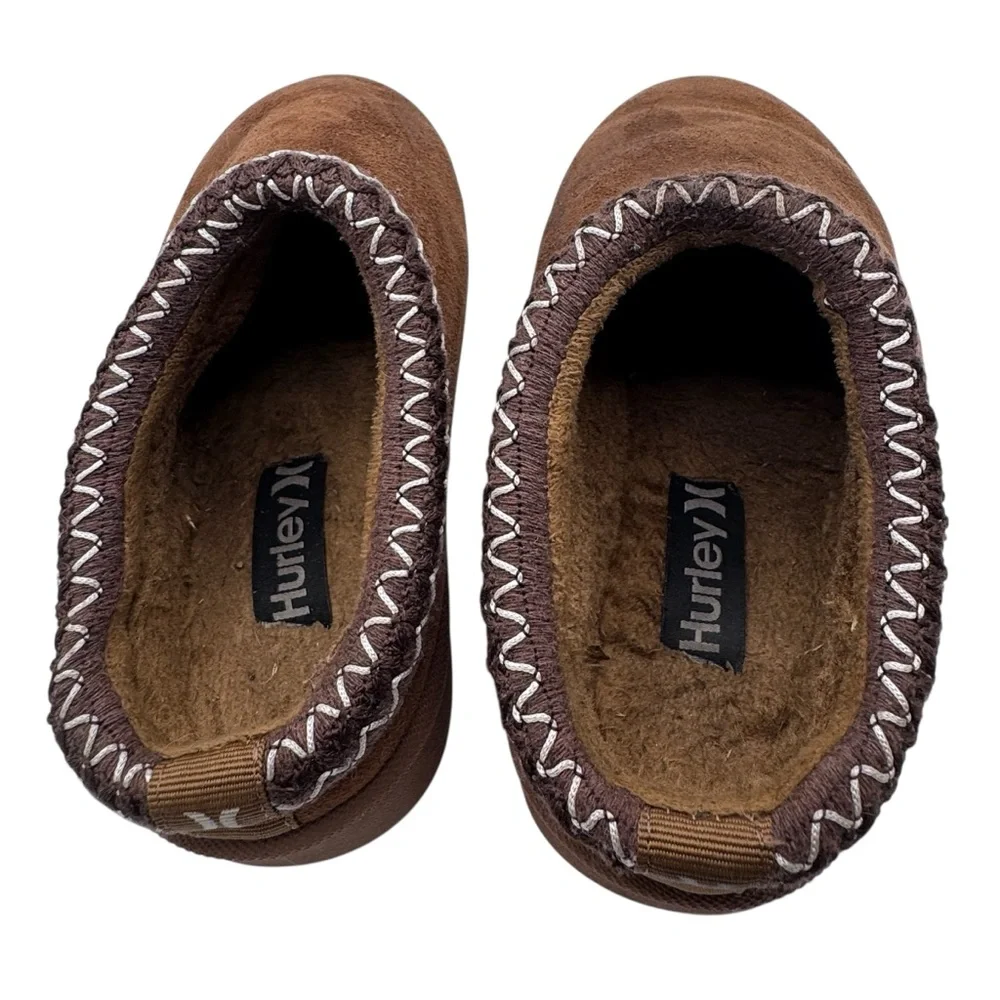 Hurley Brown Kids Slippers